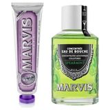 Marvis Spearmint Ağız Gargarası Nane 120 ml + Jasmin Mint Diş Macunu 85 ml