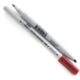 Marvy 028 English Red Fırça Uçlu Marker Kalem