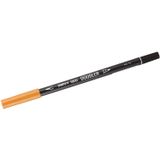 Marvy 1800-13 Koyu Sarı Çift Uçlu Brush Pen Fırça Kalem