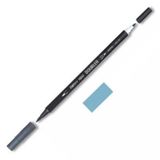 Marvy 1800-17 Metalik Mavi Çift Uçlu Brush Pen Fırça Kalem