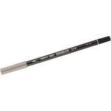 Marvy 1800-40 Füme Çift Uçlu Brush Pen Fırça Kalem
