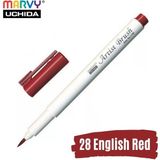 Marvy Artist Brush 1100-28 English Red Fırça Uçlu Kalem
