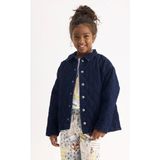 Marvy Kids Kapitone Ceket Uzun Kol Pamuk Astar ile Indigo Renkli Çocuklar İçin Tasarlandı - İndigo - 10 - 11 Yaş