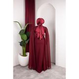 marwella Afra Tesettür Abiye - Bordo