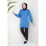 marwella Aksesuarlı Tunik - Mavi