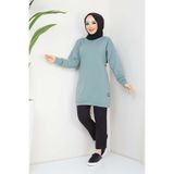 marwella Aksesuarlı Tunik- Mint Yeşil