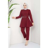 marwella Aycan Tesettür Takım - Bordo