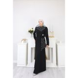 marwella Kumsal Tesettür Abiye - Siyah
