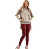 Mary Lüx Kadın Bordo Kadife Tayt Bordo 2Xl