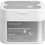 Mary & May Niacinamide And Vitamin C Brightening Sheet Face Mask 30 Count