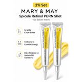 Mary & May Spicule Retinol PDRN Shot Yüz Bakım Kremi, 2'li Set, 15g