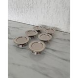 Marys Concept 6’lı Gümüş Ayaklı Mini Lokumluk Kahve Yanı Sunumluk 8 cm