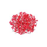 Mas 25 Adet Maasco Yuvarlak Tip Kablo Ucu Terminal Kirmizi Pabuc 0.5-1.5 (M5)