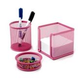 Mas 505 3'lü Pembe Masaüstü Set