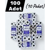 Mas 56X16 Termal Rulo Yazar Kasa Pos Kağıdı 16 Metre 100 Adet (10 Paket)