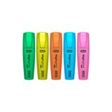 Mas 6423 Neon Fosforlu Kalem Seti, 5 Renk, 2-4 mm Uç
