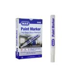 Mas 6448 DEMİRBAŞ KALEMİ BEYAZ 12Lİ KUTU (METAL PLASTİK AHŞAP CAM KAĞIT FAYANS DERZ)