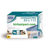MAS 7704 LAMİNASYON FİLMİ 125 MC 85*115