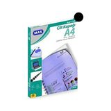 MAS A4 Cilt Kapağı 100 Lü Siyah Su Geçirmez 160 Mic 210x297 mm Ölçülerle