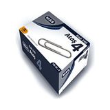 MAS Ataş No:4 Nikel Kaplama Kaliteli 100 Adet 32 mm Oval Tip Kırtasiye Ürünü