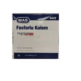 Mas Fosforlu Kalem (işaret Kalemi) Pastel Turuncu 6422 (12 Li Paket)