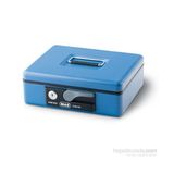 MAS İthal Büyük Boy Mavi Para Kasası Anahtarlı Ergonomik Tasarım 22,5 x 18,5 x 8,0 cm
