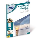 Mas Laminasyon Filmi- 125 Mikron A4 100'lü