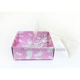 Mas Mutfak Pembe Ayak Izi Asetat Kutu 8X8X3 cm 10 Adet