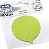 Mas Not Kagıdı Yapıskanlı Sekıllı Balon 75 Sayfa