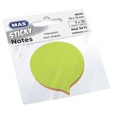 Mas Sticky Yapışkanlı Not Kağıdı Balon 70x70 mm 75 Yaprak 3671