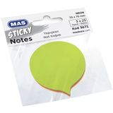 Mas Yapışkanlı Şekilli Not Kağıt Balon 75 Syf 3671