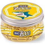 Mas Zoo No 3 Sarı Seffaf Yuvarlak Kutuda Plastik Kapli Ataş