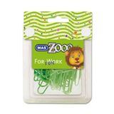 Mas Zoo No 3 Yeşil Seffaf Dörtgen Kutuda Plastik Kapli Ataş