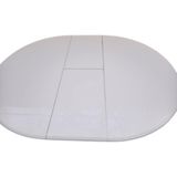 Masa Baba 11099 Klasik Model Ihlamur Ayak Açılır Mdf Tabla Krem Lake El Yapım