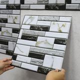 Masa Dostu 3D Mermer Görünümlü Kendinden Yapışkanlı Duvar Sticker