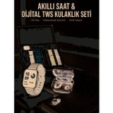 Masa Dostu 7 Kordonlu Akıllı Saat Ve Aynalı Bluetooth Kulaklık Powerbank Dijital Göstergeli