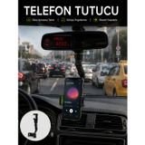 Masa Dostu Dikiz Aynası Telefon Tutucu Katlanabilir Ayarlanabilir Araç İçi Telefon Standı