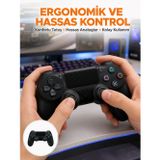 Masa Dostu Kablosuz PS4 Oyun Kolu – Çift Titreşimli Motor, Uzun Pil Ömrü ve Hassas Kontrol Yeni Nesil