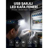 Masa Dostu Kafa Lambası Led Fener Pratik Taşınabilir Ayarlanabilir USB Şarjlı