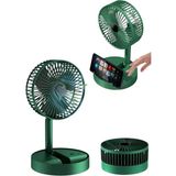 Masa Dostu Katlanabilir USB Şarjlı Masaüstü Soğutucu Mini Fan Telefon Tutucu Tdms-07 - Renkli