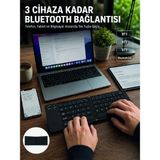 Masa Dostu Katlanır Bluetooth Klavye Telefon Tablet Laptop Uyumlu Kablosuz Klavye Tdms-07 - 1 - Renkli
