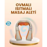 Masa Dostu Ovmalı Isıtmalı Masaj Aleti Boyun Omuz Bel ve Ayak İçin Rahatlatıcı Etki