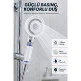 Masa Dostu Su Tasarruflu Filtreli Duş Başlığı Yüksek Basınçlı Modern Duş Başlığı Tdms-07 - standart