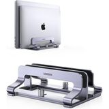 Masa Için Dikey Dizüstü Bilgisayar Standı Çift Yuvalı Dizüstü Bilgisayar Standı Tutucu Ayarlanabilir Dock Alüminyum Masaüstü Standı MacBook Air Pro, Microsoft Surface Laptop 4, Lg Gram 17 ile
