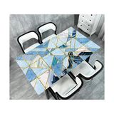 Masa Kaplama Folyosu Mobilya Masa Kaplama Folyoları Geometrik Mermer Desen - -- - Option-1