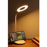 Masa Lambasi Dokunmatik 3 Renk 24 Led Telefon Standli Kademeli Calisma Okuma Isigi Gece Lambasi 10W