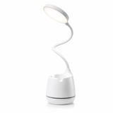 Masa Lambası Şarjlı Dokunmatik 24 LED’li, 3 Renk Modlu Ayarlanabilir Işık, USB Şarjlı, Esnek Gövde, Modern Masa ve Gece Lambası