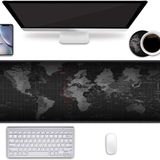 Masa Pedi Mat Oyun Fare Altlıkları, Ofis Masası Matı 80 cm × 11,20 cm Büyük Oyun Mouse Pad Ofis ve Ev için Kaymaz Kauçuk Tabanlı Dayanıklı Genişletilmiş Bilgisayar Mouse Pad (Dünya Haritası Deseni)