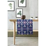 Masa Runner Yıkanabilir Sofra Masa Salon Mutfak Masası Sehpa Masa Runnerı 40X140 Cm Reine Mor