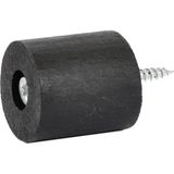 Masa Sandalye Mobilya Koltuk Ayak Yükseltici 6'lı 25 mm Siyah - Çok Renkli - 100 x 100 cm